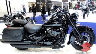 2014 Suzuki Intruder C800B Walkaround  2013 EICMA Milan International Motorcycle Exibition [upl. by Jarvey]