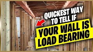 The fastest ways to tell if your wall is load bearing or not [upl. by Zere227]