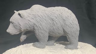 Making a Bronze Grizzly Part 1 The Sculpting [upl. by Fessuoy676]