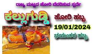 ಕಲ್ಲುಗುಡ್ಡಿ ಹೋರಿ ಹಬ್ಬ  kalluguddi ಹೋರಿ habba  ಟಾಪ್ ಹಬ್ಬ  ಭಯಂಕರ ಹಬ್ಬ ಟಾಪ್ ಪೀಪಿ most watch 🥵😱🥵 [upl. by Euk]