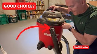 Shop Vac 12 Gallon 5 5 Peak HP WetDry Vacuum Genuine Review [upl. by Noicpecnoc]