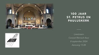 Jubileumconcert van het Ritmisch koor tgv 100 jaar Petrus en Pauluskerk op 8 september 2024 [upl. by Safire867]