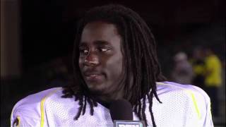 Denard Robinson Talks Northwestern Win [upl. by Iznyl479]