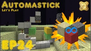 Lets Play Automastick  EP24  Duplicateur à SableConcreteGravier  Minecraft 113116118121 [upl. by Tenahs505]