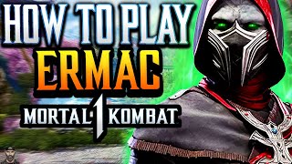 How To Play ERMAC Guide Combos amp Tips  Mortal Kombat 1 [upl. by Osgood195]