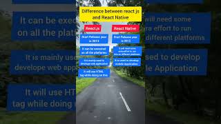 ReactJS vs React Native Whats the Difference [upl. by Conny]