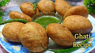 Ghati Recipe।Sattu Kachori Recipe। Azamgarh Ki Famous Ghati।Ghati Banane Ka Tarika। Kachori Recipe [upl. by Hoshi72]