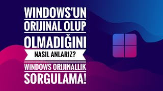 Windowsun Orijinal Olup Olmadığını Nasıl Anlarız Windows Orijinallik SorgulamaWin 78811011 [upl. by Ttezzil232]