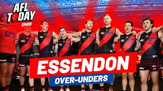 2024 AFL Essendon OverUnders [upl. by Assil]