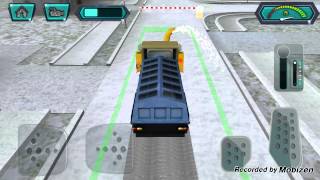 Snow Blower Truck Sim 3D Level 2 Stage 1 Gameplay [upl. by Ennirroc834]