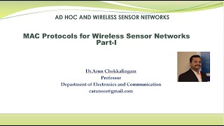 MAC Protocols for Wireless Sensor Networks PartI TamilEC8702 UNIT3 [upl. by Rory907]