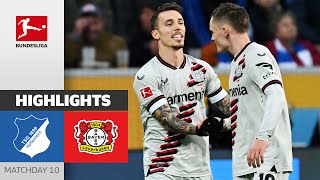 Stunning Goals amp Top Team  TSG Hoffenheim  Bayer 04 Leverkusen 23  Highlights  Matchday 10 [upl. by Raye256]