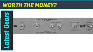 MFJ4602 Window Antenna Feedthrough Panel Connect HFVHFUHF Antennas Easily [upl. by Ateerys]