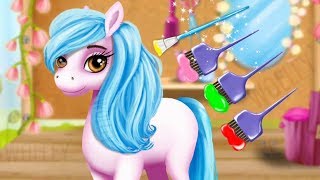 Game for kids  Pony Girls Horse Care Resort 2 Hair Salon Bath Spa Make Up amp Dress Up 34 [upl. by Cirilo]