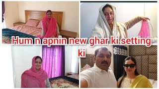 Hum n apnin new ghar ki setting kighar min or kis cheez ki zarorat haimustafa sajid vlogs [upl. by Reibaj]