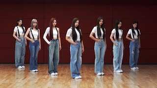 NMIXX  VERY NICE SEVENTEEN Dance Practice Mirrored [upl. by Kirred]