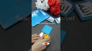 Easy way to make flash cards classroom karachi art allah flashcards [upl. by Leizo]