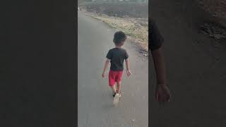 Singakutty 😎walking toddler happy cutedadsonstatus dadson singakutti shorts morning [upl. by Auqenwahs]