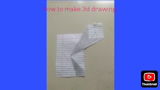 How to make 3d drawing  Easy to make [upl. by Ajit982]