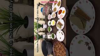 Laham Dum Biryani Recipe  Mutton Dum Biryani Recipe dumbiryani biryani foodie biryanirecipe [upl. by Helgeson]