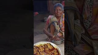 90years old poor grandma cooking MUTTON CURRY for her husband and eating together  village life [upl. by Ava873]