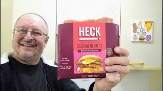 Heck Sausage Rashers  quotBetter Than Baconquot  Sausage Rasher Sandwich  Food Review [upl. by Jesse790]