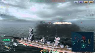 World Of Warships  IJN Battleship Fuso Gameplay [upl. by Oiceladni]