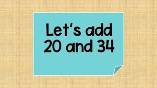 Adding 2Digit Numbers Using Place Value Cards [upl. by Pickering]