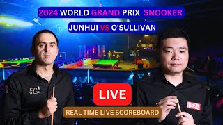 Ronnie OSullivan Vs Ding Junhui LIVE Score UPDATE Today Semis 2024 World Grand Prix Snooker LIVE [upl. by Aikam]