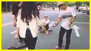 Original Viral Video Dope Korean Longboard Girl Hyo Joo [upl. by Valera]