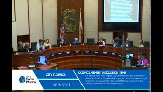 Santa Monica City Council Meeting May 14 2024 [upl. by Eleanore991]