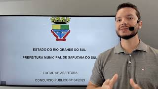 Concurso Público  Prefeitura de Sapucaia do Sul  Quadro Geral [upl. by Park]