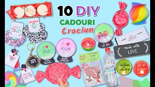 10 DIY SUPER CADOURI DE CRACIUN  Idei De Cadouri Pentru BFF Familie Colegi Secret Santa craciun [upl. by Elleron]