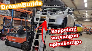 Koppeling UpMiiCitigo Vervangen DreamBuilds Seat Volkswagen Skoda [upl. by Iahs]