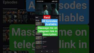 Farzi Full Movie Download farzi farziwebseries [upl. by Vandervelde]