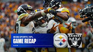 Steelers OVERPOWER Raiders earn 5th STRAIGHT AFC West victory  Grade amp Reaction [upl. by Anaicul]