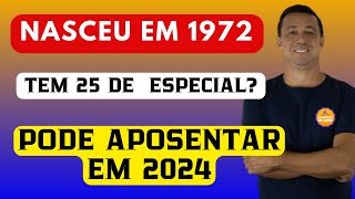 NASCEU EM 1972 TRABALHOU EM ÁREA INSALUBRE E TEM 34 DE CONTRIBUIÇÃO Consegue se aposentar em 2024 [upl. by Euqinobe]