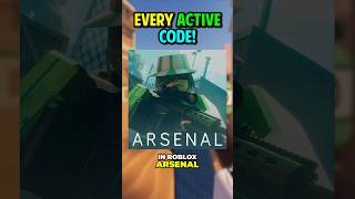 EVERY ACTIVE CODE In Roblox Arsenal [upl. by Bradney425]