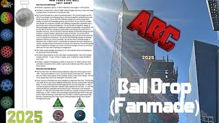 Fanmade New Years Eve Ball Drop 2024  2025 ABC [upl. by Stucker]