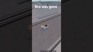 Bro was gone💀 shorts roblox [upl. by Davidson]