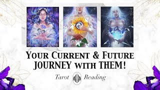 💙THE CURRENT amp FUTURE JOURNEY OF YOU AND THEM💙 pick a cardart collab with KinoTarot [upl. by Amron]