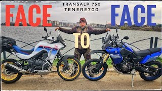 2024 Yamaha Tenere 700 vs 2024 Honda Transalp 750 🔔 Overview Comparison 2 [upl. by Hendrix]