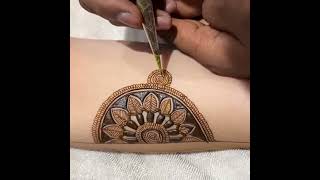 Bridal starting mahendi design Different special amp beautiful [upl. by Ryann]