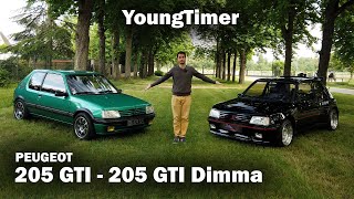 205 GTI amp 205 GTI Dimma  La Youngtimer Française des années 90 [upl. by Alessandra]