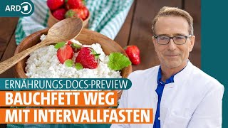 Adipositas Mit Intervallfasten das Bauchfett reduzieren  ARD Gesund [upl. by Filberte]