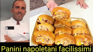 Panini napoletani rosticceria napoletana originale facilissimi da fare con planetaria [upl. by Sesilu671]