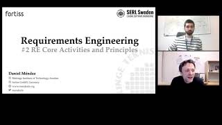 Requirements Engineering Lecture 2 Activities and Principles [upl. by Notkcorb]