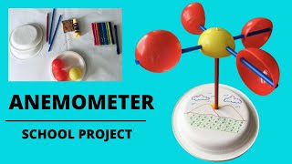 How to Make an Anemometer  DIY Anemometer  School Project  Easy Steps in Making an Anemometer [upl. by Jung]