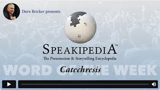 Friday WOW—Speakipedia Word of the Week Catachresis [upl. by Aihsekal98]