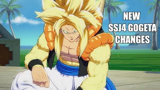 DBFZ New Patch Changes v138  Gogeta SSJ4 [upl. by Jeanne]